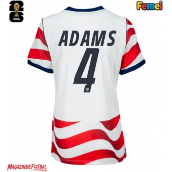 Statele Unite Tyler Adams #4 Echipament de Fotbal Replică Mondial 2026 Femei Acasa